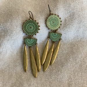 Chandelier earrings, lucky brand